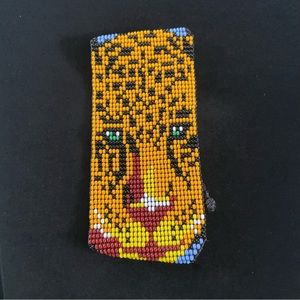 New Handmade Beaded Jaguar Bracelet Adjustable